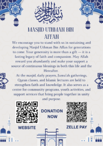 masjid uthman bin affan for Support